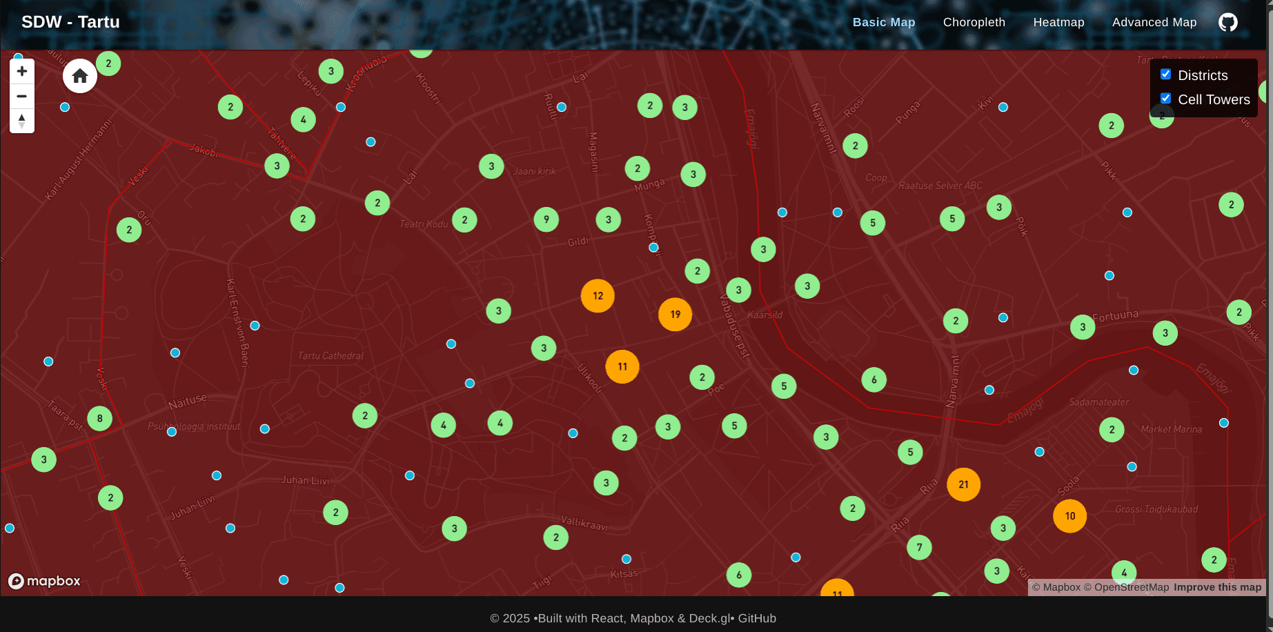 Network Coverage Explorer