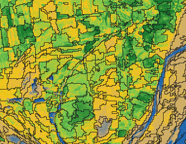 Field overview map